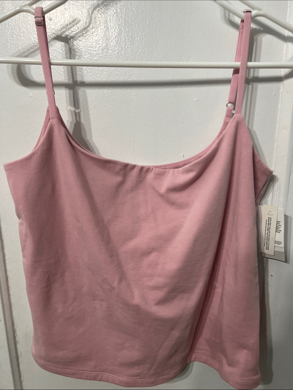 Pink Cami Tank Top - Soft Dusty Pink NWT. Did not come with removable pads.